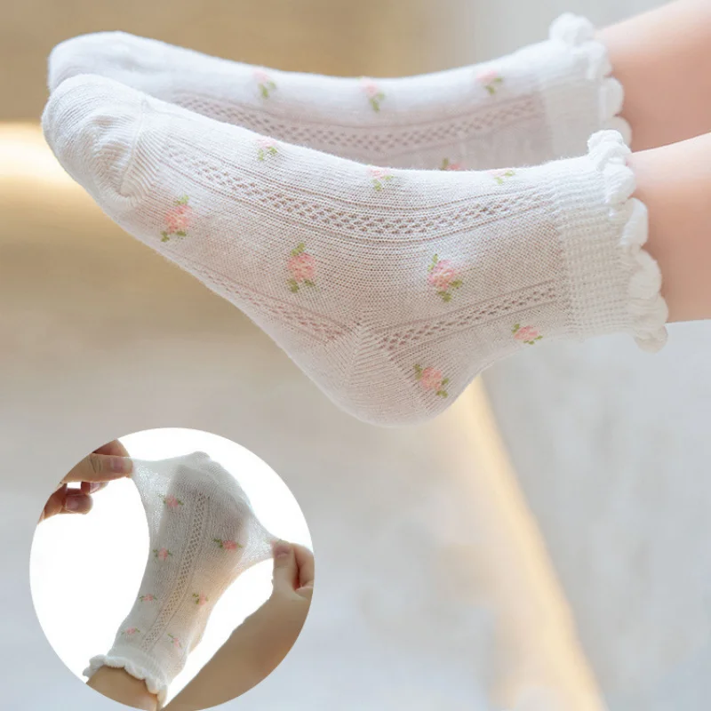 Kids Socks 5 Pairs/Lot Spring  - Summer Clothing Baby Girl ulasan dan harga