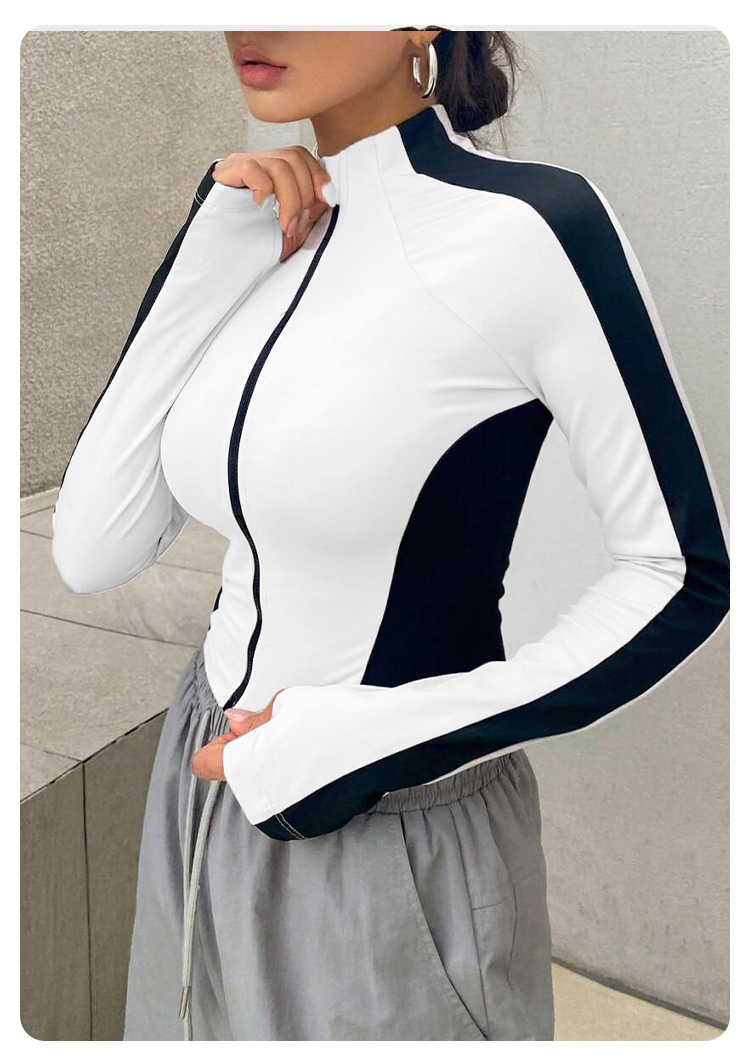 Yoga Clothes Stand Up Collar J - Summer Clothing Stores ulasan dan harga