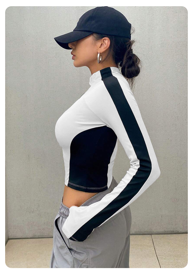 Yoga Clothes Stand Up Collar J - Summer Clothing Stores ulasan dan harga