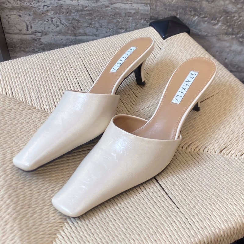 New Style Square Toe Slippers  - Summer Clothing Stores ulasan dan harga