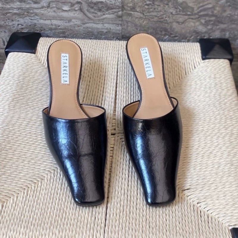 New Style Square Toe Slippers  - Summer Clothing Stores ulasan dan harga